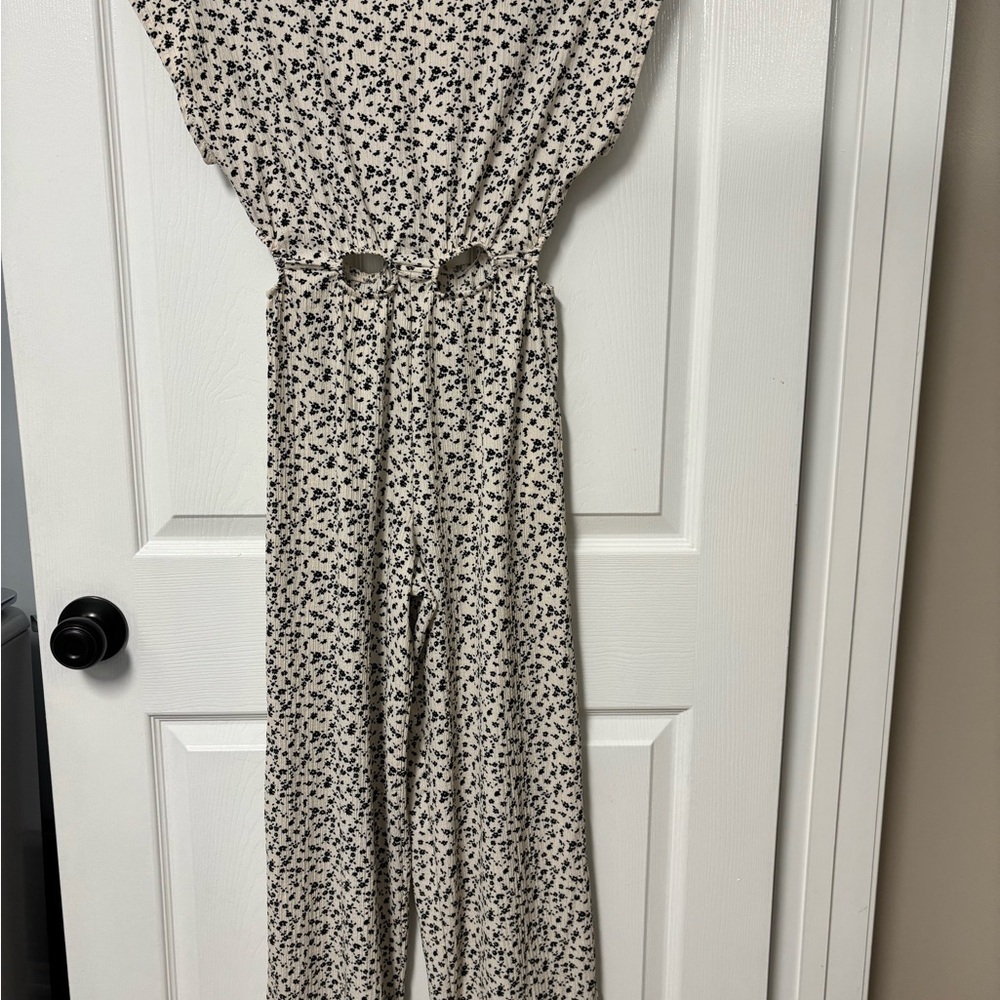 Floral Print Jumpsuit
